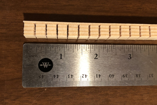 kerfed lining