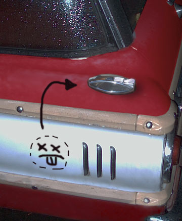 Ford Falcon jaguar gas cap